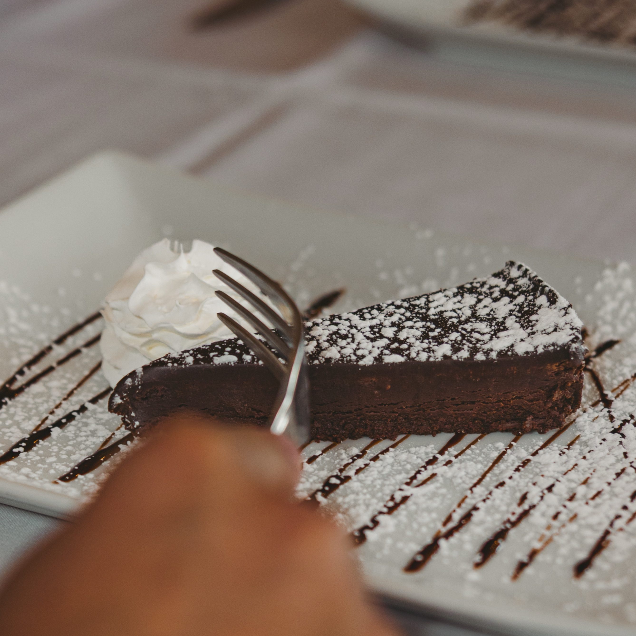 Truffle Chocolate Cake *GF.