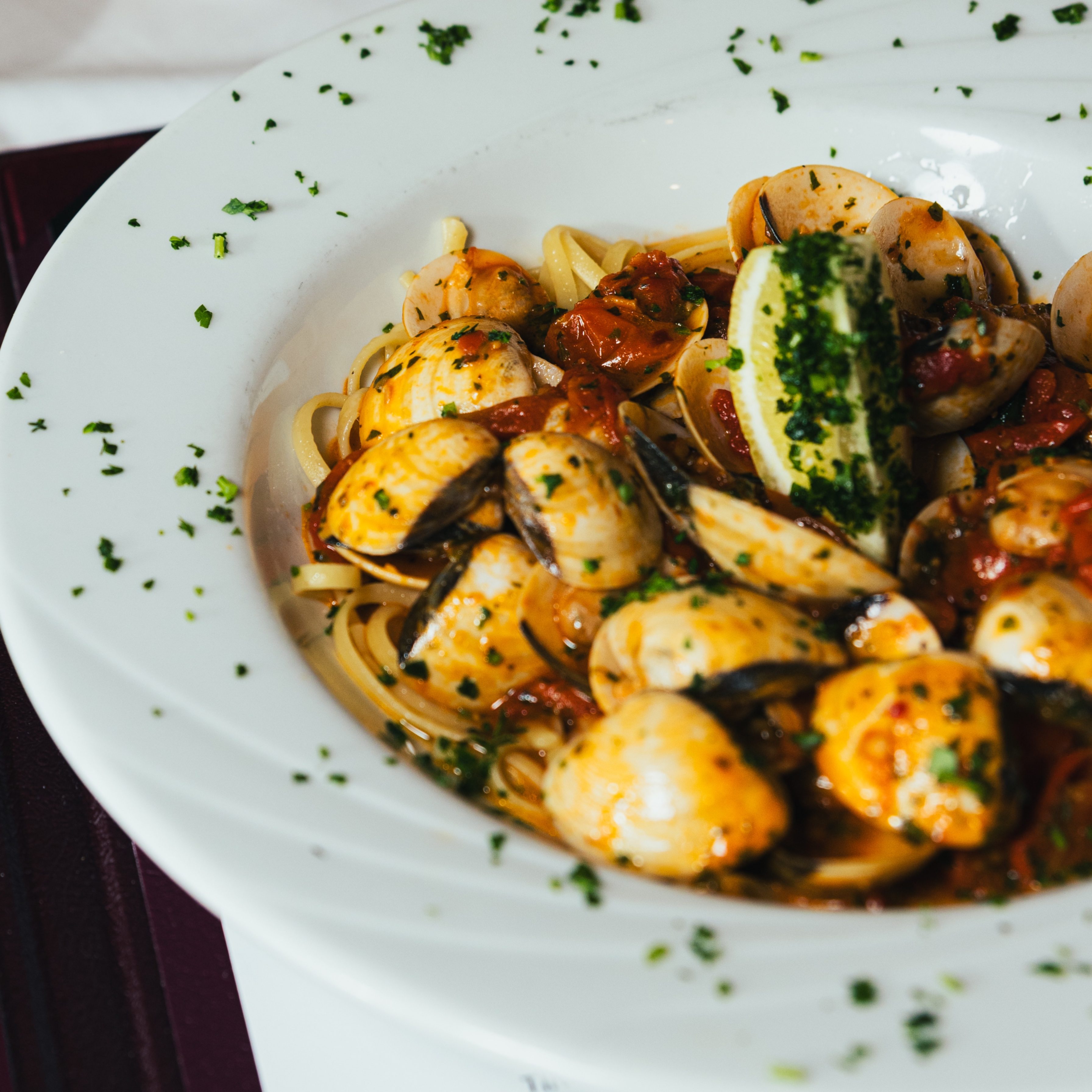 Vongole Pomodoro.