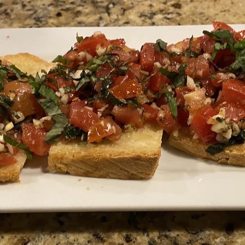 Bruschetta.
