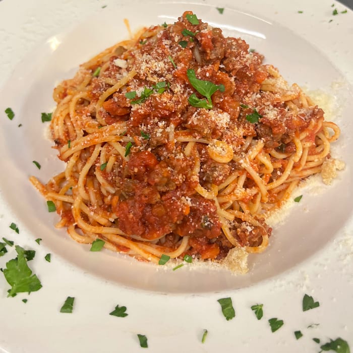 Spaghetti Bolognese.