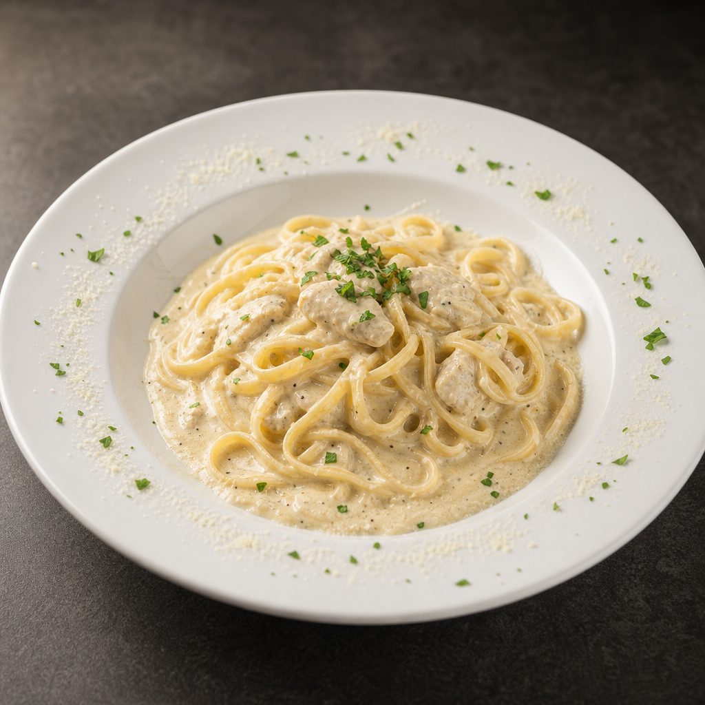 Fettuccine Alfredo.
