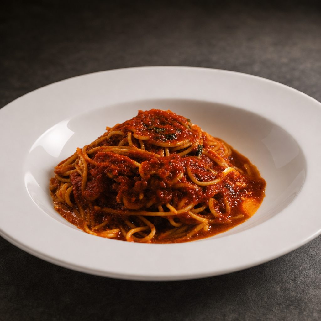Spaghetti Marinara.