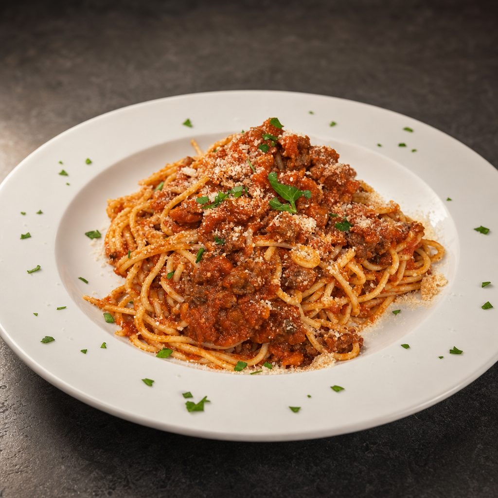 Spaghetti Bolognese.