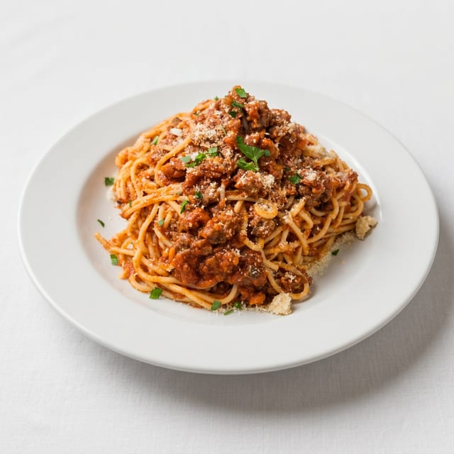 Spaghetti Bolognese.